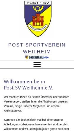 Post SV Weilheim