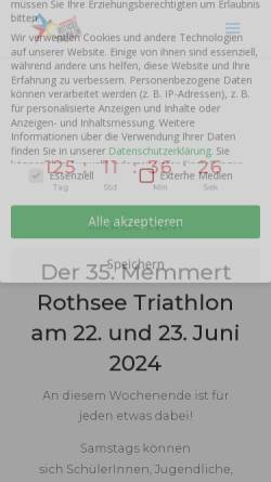 Vorschau der mobilen Webseite rothsee-triathlon.de, SC Roth 52