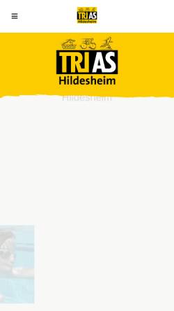 Vorschau der mobilen Webseite www.trias-hildesheim.de, TriAs Hildesheim