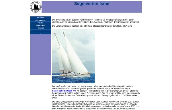 Vorschau von www.sy-isme.ch, Segelverin Isme