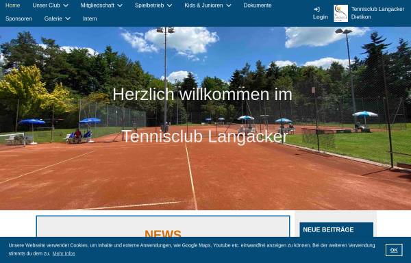 Vorschau von www.tclangacker.ch, TC Langacker
