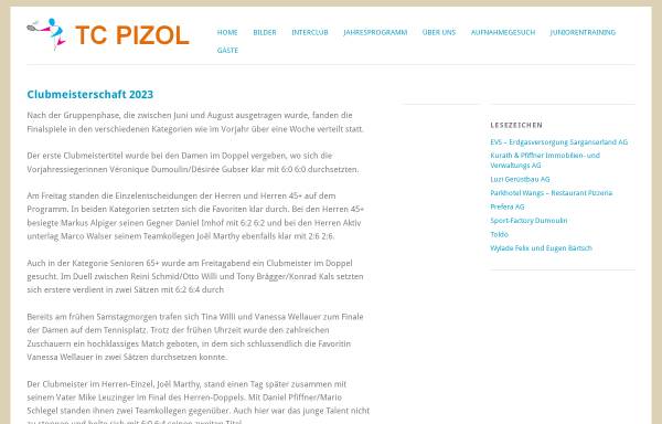 Vorschau von www.tcpizol.ch, TC Pizol