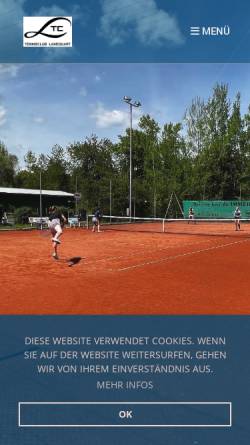Vorschau der mobilen Webseite www.tclandquart.ch, Tennisclub Landquart