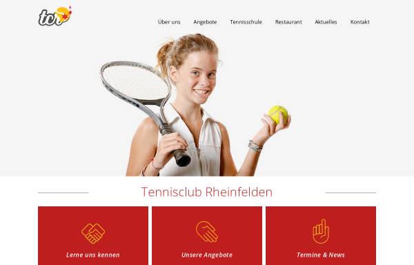Vorschau von www.tcrheinfelden.ch, Tennisclub Rheinfelden