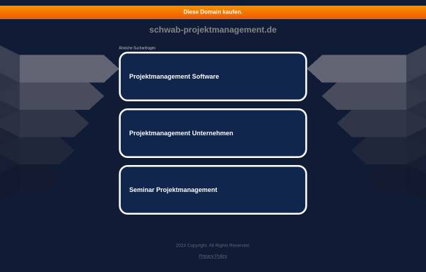 Vorschau von www.schwab-projektmanagement.de, Josef Schwab Projektmanagement