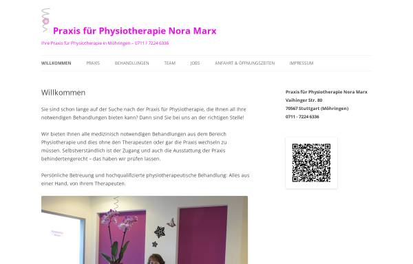 Vorschau von www.physio-marx.de, Praxis für Physiotherapie Nora Marx