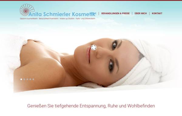 Vorschau von www.anita-schmierler-kosmetik.de, Anita Schmierler