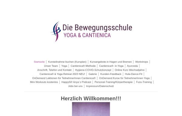 Die Bewegungsschule Yoga und Cantienica
