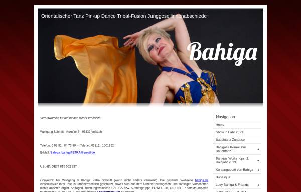 Vorschau von www.bahiga.de, Bahiga