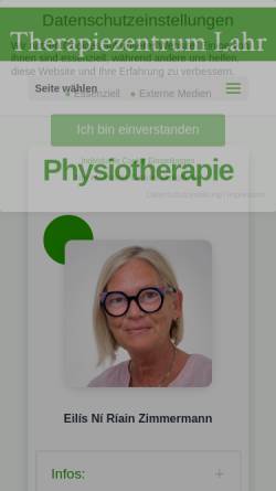 Vorschau der mobilen Webseite therapiezentrum-lahr.de, Therapiezentrum Lahr