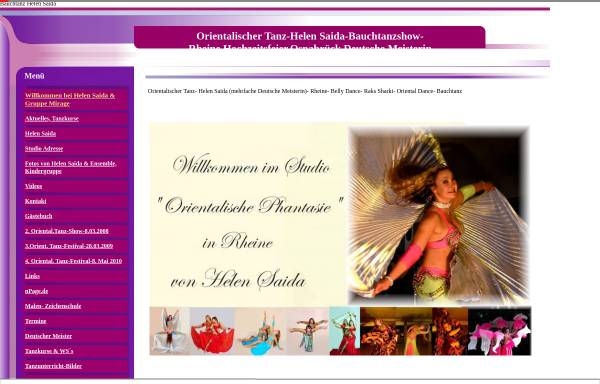 Vorschau von www.orientdance.npage.de, Helen Saida