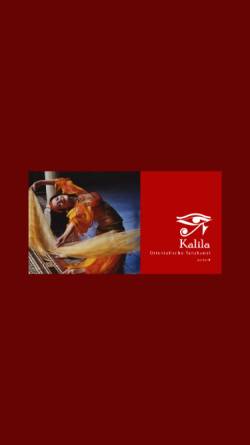 Vorschau der mobilen Webseite www.kalila.de, Kalila