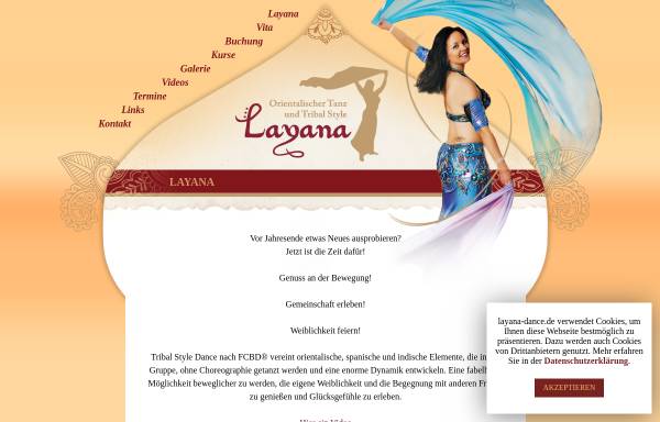 Vorschau von www.layana-dance.de, Layana