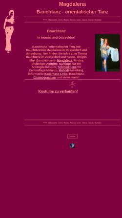 Vorschau der mobilen Webseite www.bauchtanz-magdalena.de, Magdalena