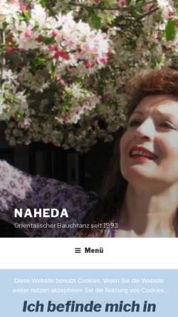Vorschau der mobilen Webseite naheda.com, Naheda