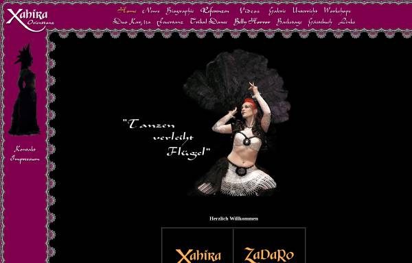 Vorschau von zahira.net, Xahira