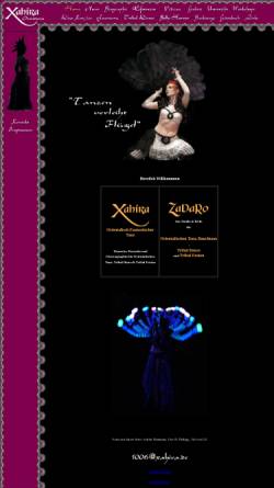 Vorschau der mobilen Webseite zahira.net, Xahira