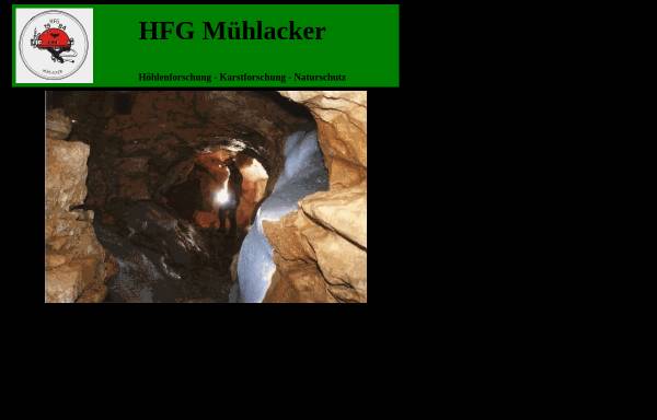 Vorschau von www.hfg-muehlacker.de, Höhlenforschungsgruppe Mühlacker