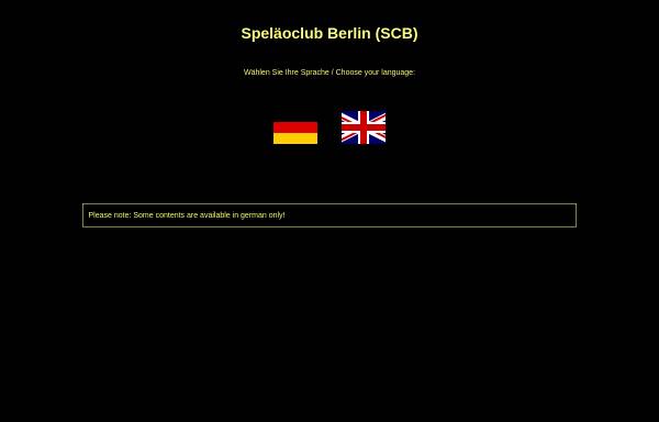 Vorschau von www.speleo-berlin.de, Speläoclub Berlin
