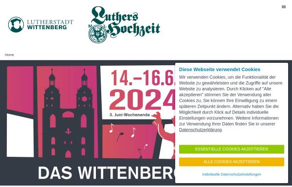 Vorschau von www.lutherhochzeit.de, Stadtfest 