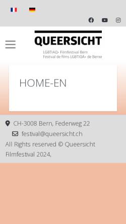 Vorschau der mobilen Webseite www.queersicht.ch, QueerSicht