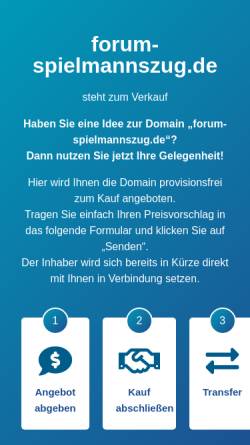 Vorschau der mobilen Webseite www.forum-spielmannszug.de, Forum - Spielmannszug