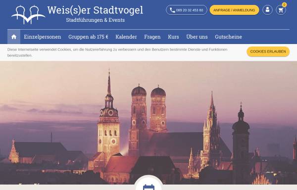 Vorschau von www.stadtvogel.de, Weis(s)er Stadtvogel