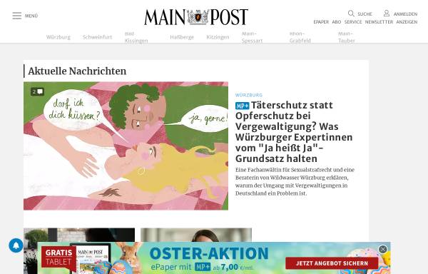 Vorschau von www.mainpost.de, Main-Post GmbH & Co. KG
