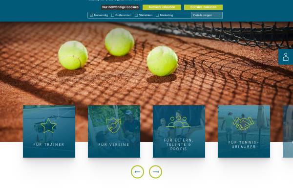 Vorschau von www.btv.de, Bayerischer Tennis-Verband e.V.