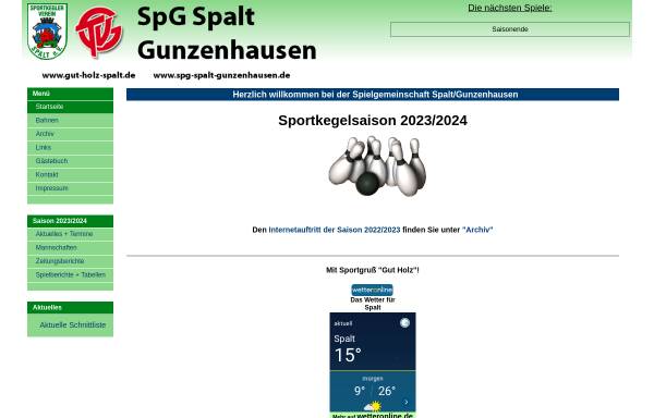 Vorschau von www.gut-holz-spalt.de, SKK Gut Holz Spalt