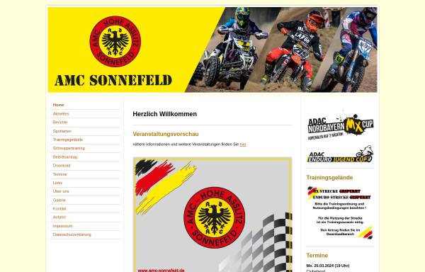 Vorschau von www.amc-sonnefeld.de, AMC Hohe Asslitz-Sonnefeld