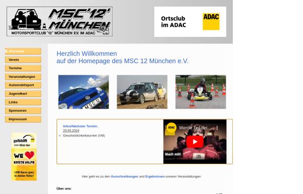 Vorschau von www.msc12.de, MSC 