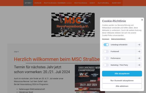 Vorschau von www.msc-strassbessenbach.de, MSC Straßbessenbach e.V.