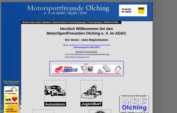 Vorschau von www.msf-olching.de, MSF Olching e.V. im ADAC