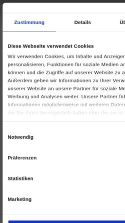 Vorschau der mobilen Webseite www.ammergauer-alpen.de, Christine Milz