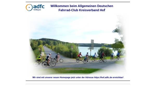 Vorschau von www.adfc-hof.de, Allgemeiner Deutscher Fahrrad-Club Kreisverband Hof
