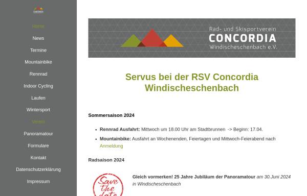 Vorschau von www.concordia-we.de, Concordia Windischeschenbach