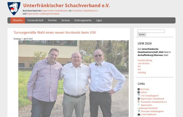 Vorschau von www.ufra-schach.de, Unterfränkischer Schachverband e.V.
