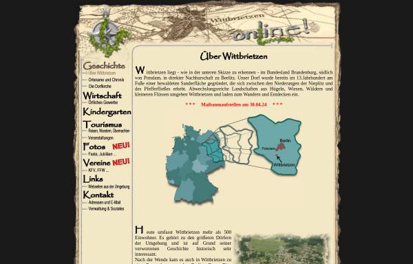 Vorschau von www.wittbrietzen.de, Wittbrietzen