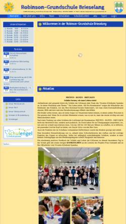 Vorschau der mobilen Webseite www.robinson-grundschule.de, Robinson-Grundschule