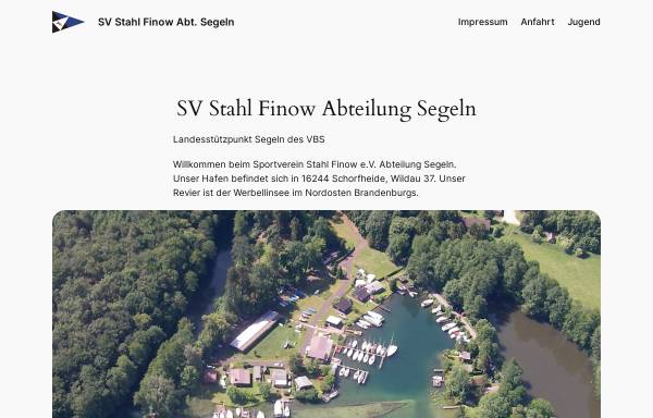 Vorschau von www.stahl-finow-segeln.de, Stahl Finow Segeln