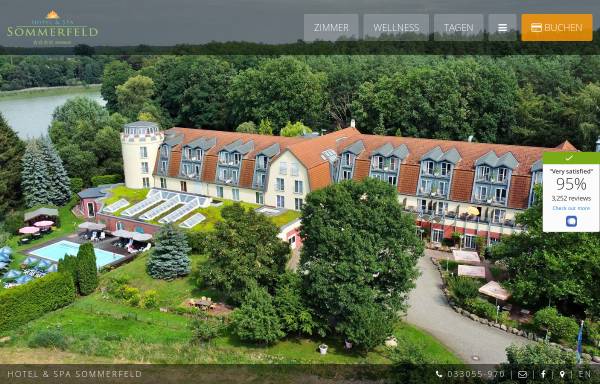 Vorschau von www.hotel-sommerfeld.de, Ringhotel am See