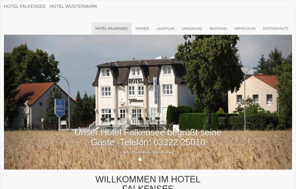 Vorschau von www.hotel-falkensee.de, Hotel Falkensee