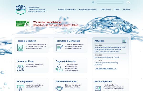 Osthavelländische Trinkwasserversorgung und Abwasserbehandlung GmbH