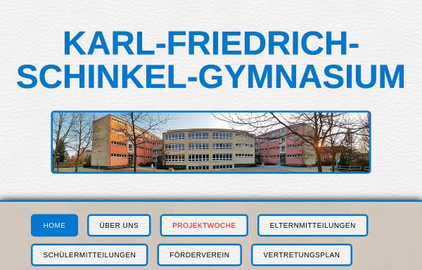 Vorschau von www.schinkel-gymnasium.de, Karl-Friedrich-Schinkel-Gymnasium