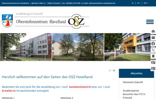 Vorschau von www.osz-havelland.de, OSZ Havelland