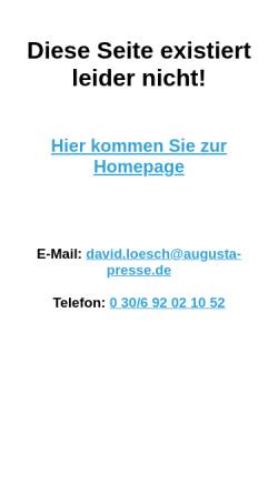 Vorschau der mobilen Webseite deutschland-internet.de, Amt Golßener Land