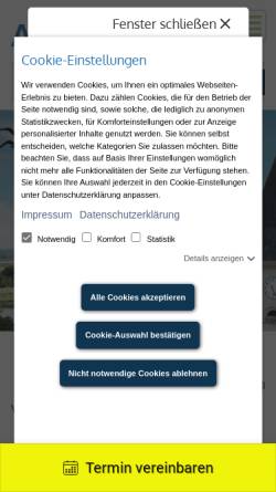 Vorschau der mobilen Webseite www.amt-lebus.de, Amt Lebus