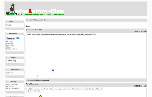 Vorschau von www.opferlamm-clan.de, Opferlamm