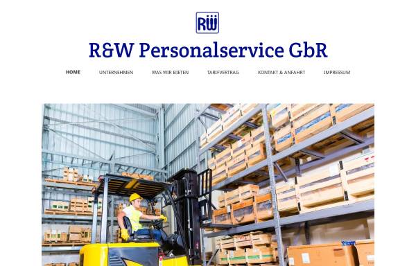 Vorschau von www.rw-personalservice.de, R&W Personalservice GbR